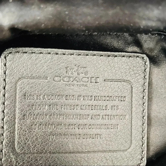 Coach Taylor Leather Mini Flap Crossbody - Picture 8 of 9